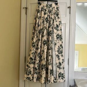 Antonio Melani x The Style Bungalow Georgia Floral  High Waist Side Slit  Skirt